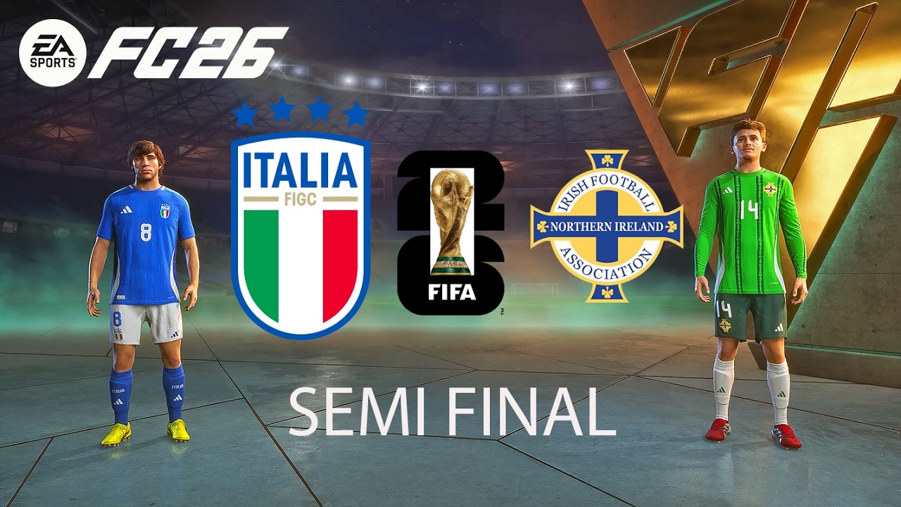 Italia vs Irlanda del Nord 🔥 Playoff Mondiali | Sfida Vita o Morte Azzurri FC 26