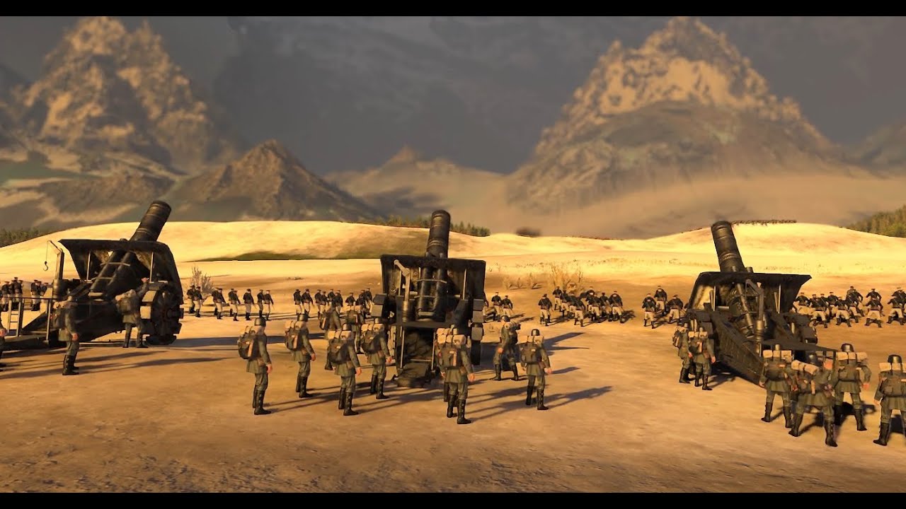Total war Warhammer 3 ( Battle World war soldier VS khorne and Nurgle )