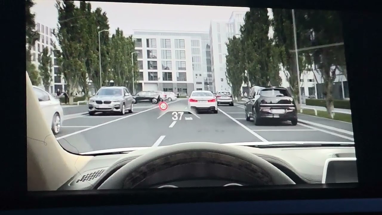 BMW Head-Up Display in Action | Real Driving POV