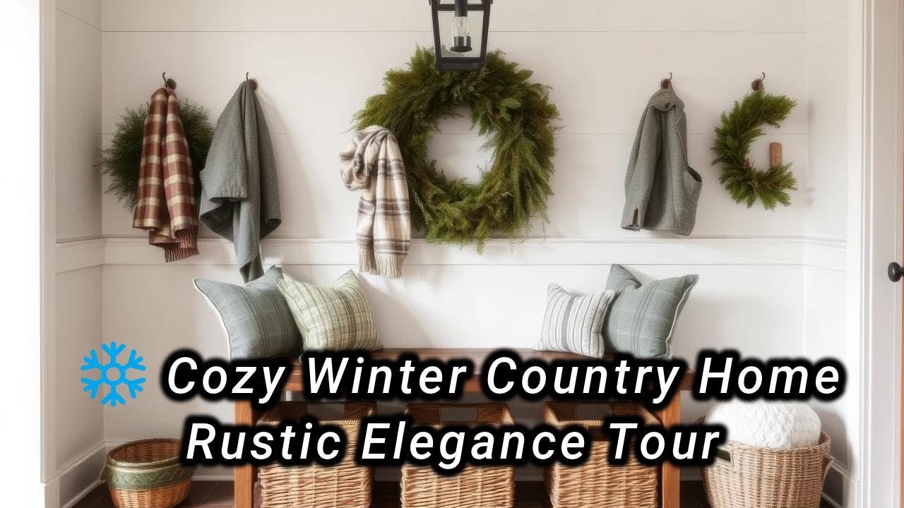 Rustic Reverie ❄️ Cozy Winter Decor Tour | Timeless French, English & American Country Warmth