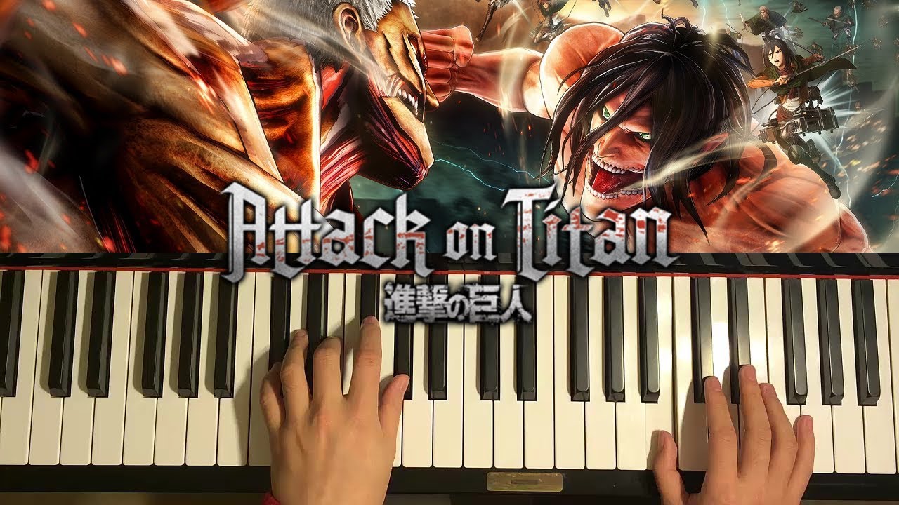 Attack On Titan - Opening 1 - Guren No Yumiya (Piano Tutorial Lesson)