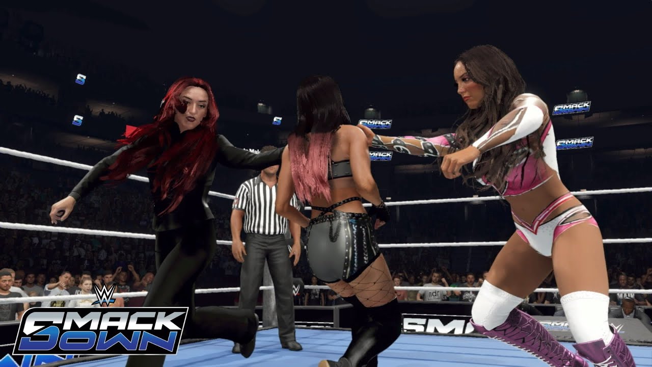 WWE 2K25 SMACKDOWN - FATAL INFLUENCE VS CHELSEA GREEN & ALBA FYRE