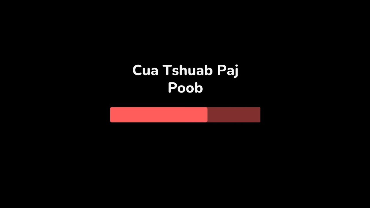 Cua Tshuab Paj Poob Kuv Thiaj Quaj (Karaoke)