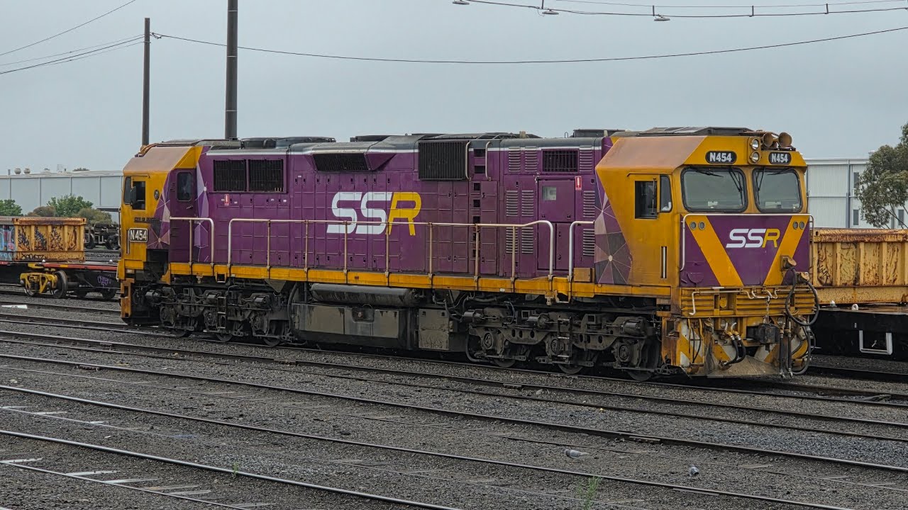 Locomotive action around suburban Victoria 