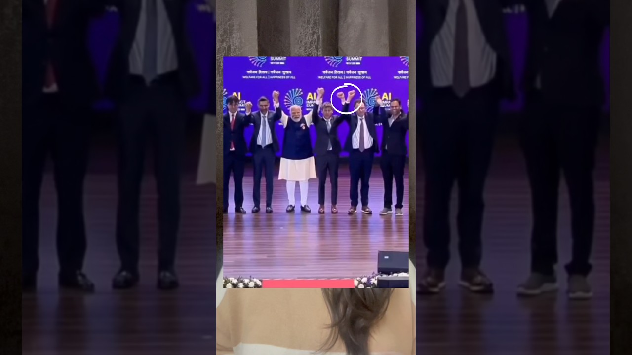 Why Didn&rsquo;t Dario Amodei Hold Sam Altman&rsquo;s Hand at India AI Summit 2026? #samaltman #anthropicai
