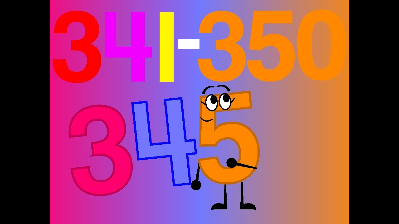 My Jumpstart Number Band 341-350