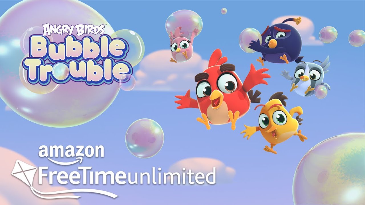 Angry Birds Bubble Trouble Trailer | Now On Amazon FreeTime Unlimited!