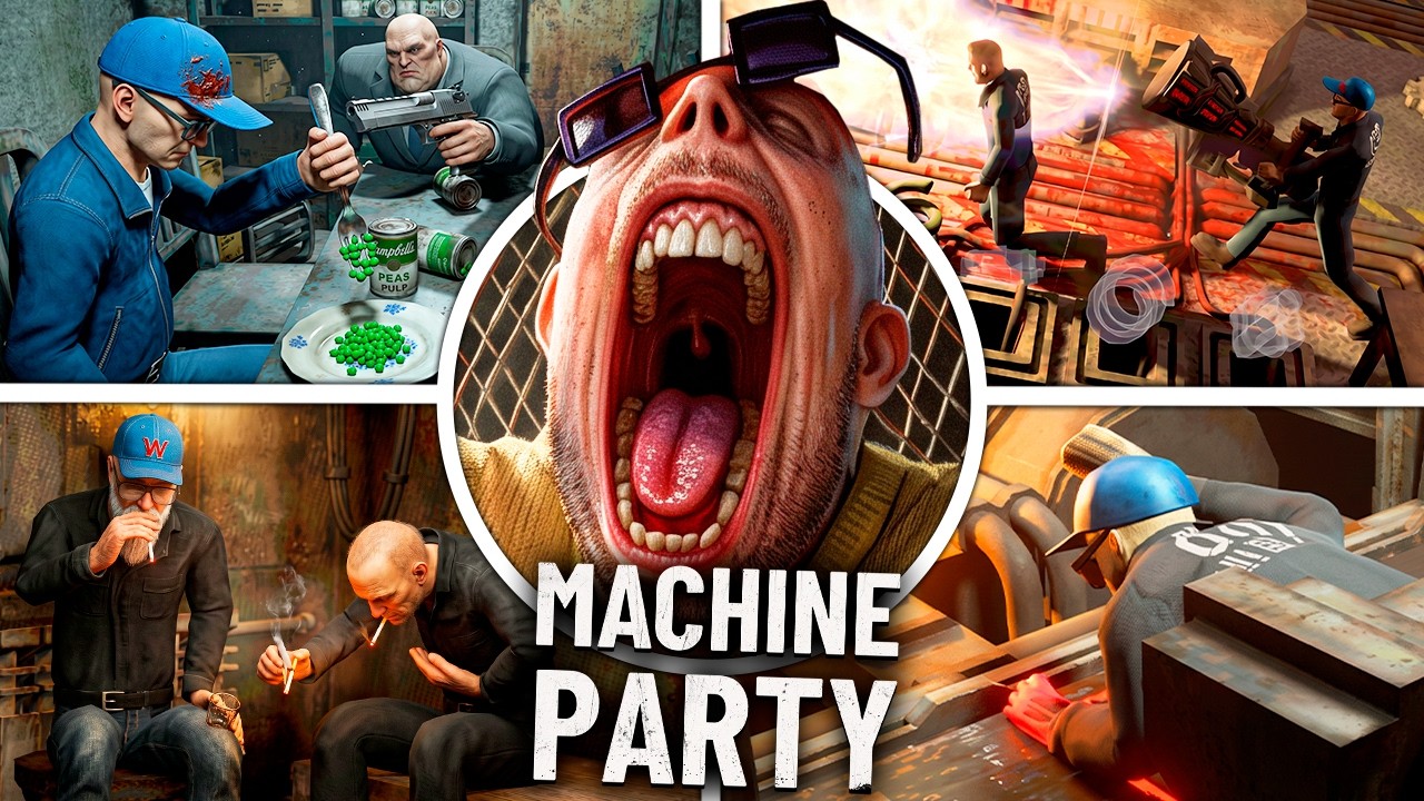 Machine Party All 16 Minigames - Full Showcase Deaths & Wins