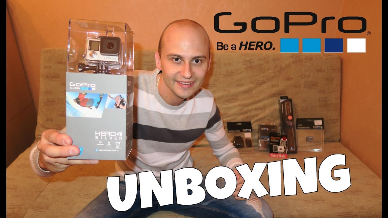 GoPro HERO4 Silver UNBOXING