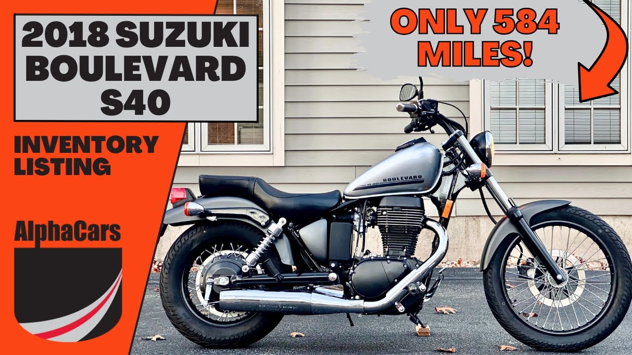 2018 Suzuki Boulevard S40 Walkaround, Cold Start, & Test Ride