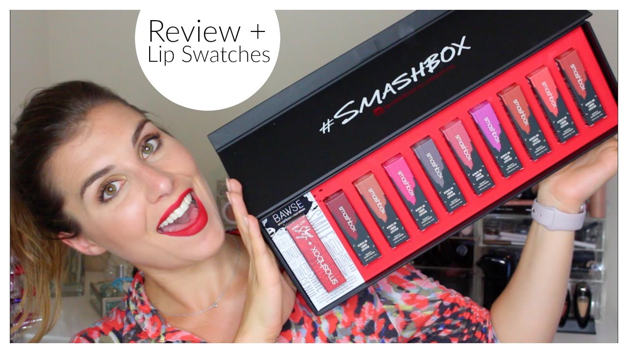 Smashbox Always On Matte Liquid Lipstick - 10 Shade Try-On | Bailey B.