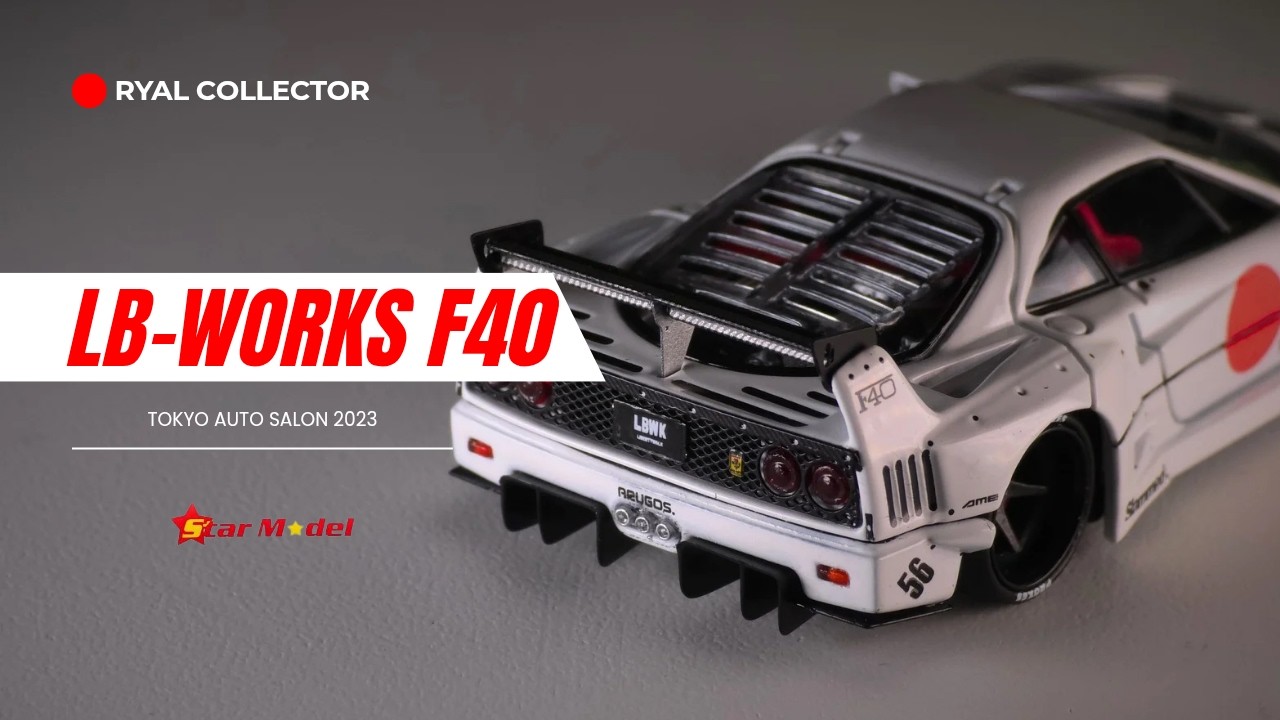 ¡El primer F40 con bodykit de Liberty Walk! 🇯🇵 Tokyo Auto Salon 2023