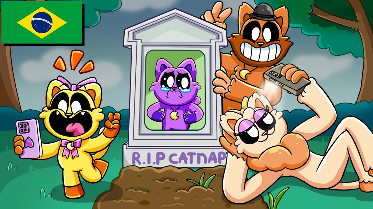 FUNERAL DO CATNAP?! Poppy Playtime 3 Animação