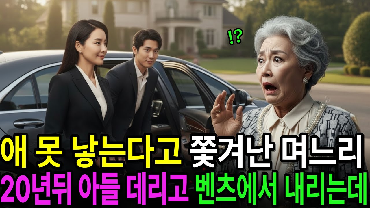 애 못 낳는다고 쫓겨난 며느리, 20년 뒤 아들 데리고 벤츠에서 내리는데..ㅣ인생사연ㅣ노후사연ㅣ감동사연ㅣ오디오북ㅣ사연라디오
