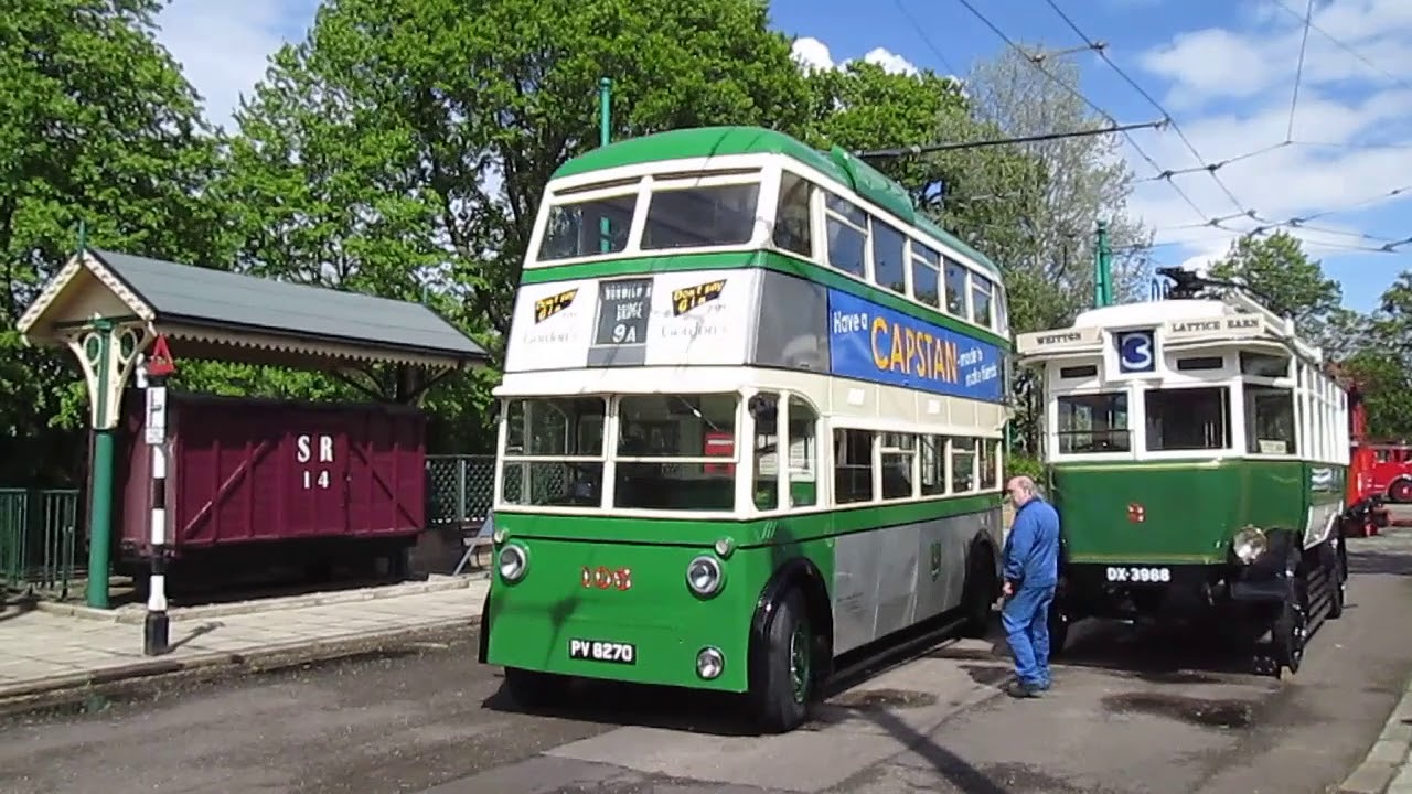 Ipswich Trolleybus 105 running at Carlton Colville