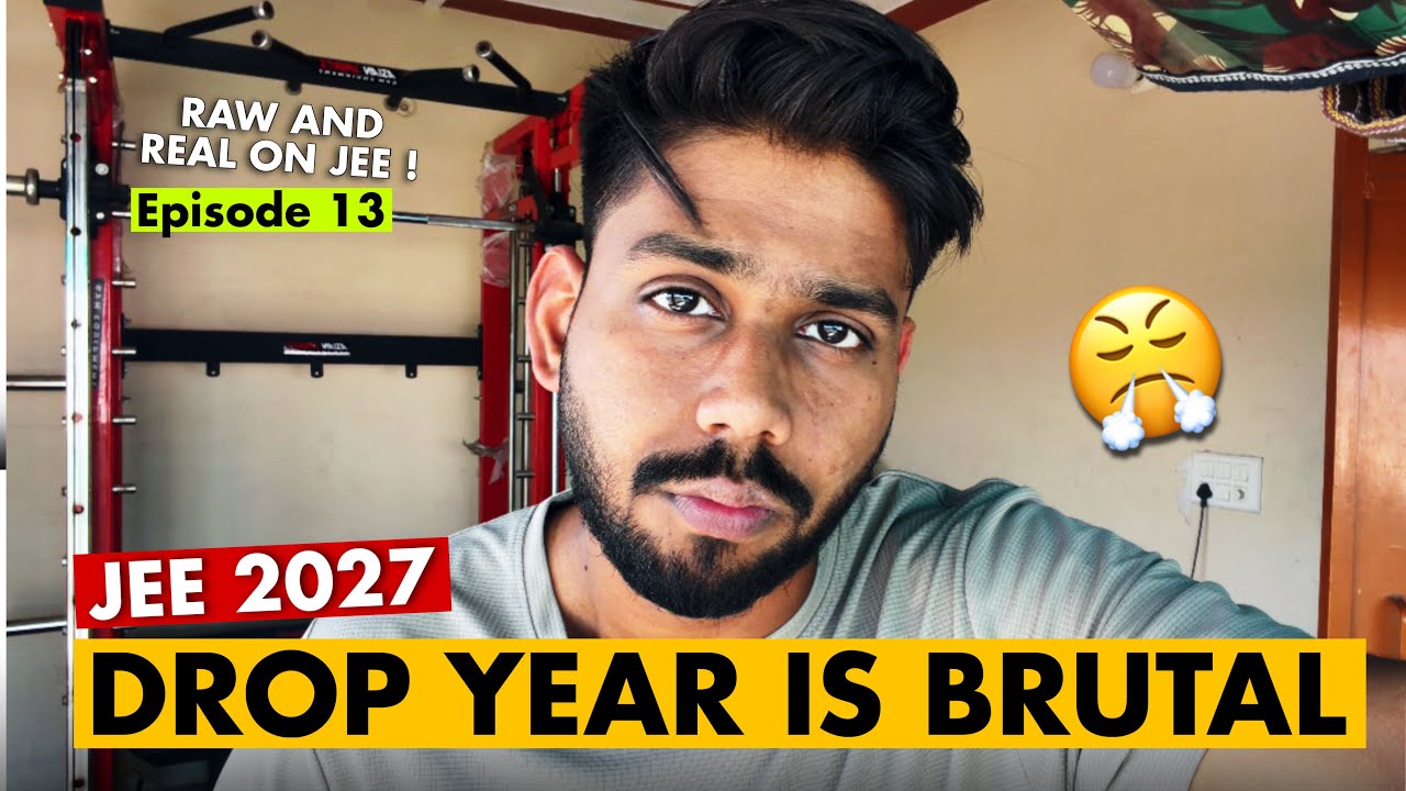 😓My Drop year story ! Harsh Reality of Droppers #jee #iit 