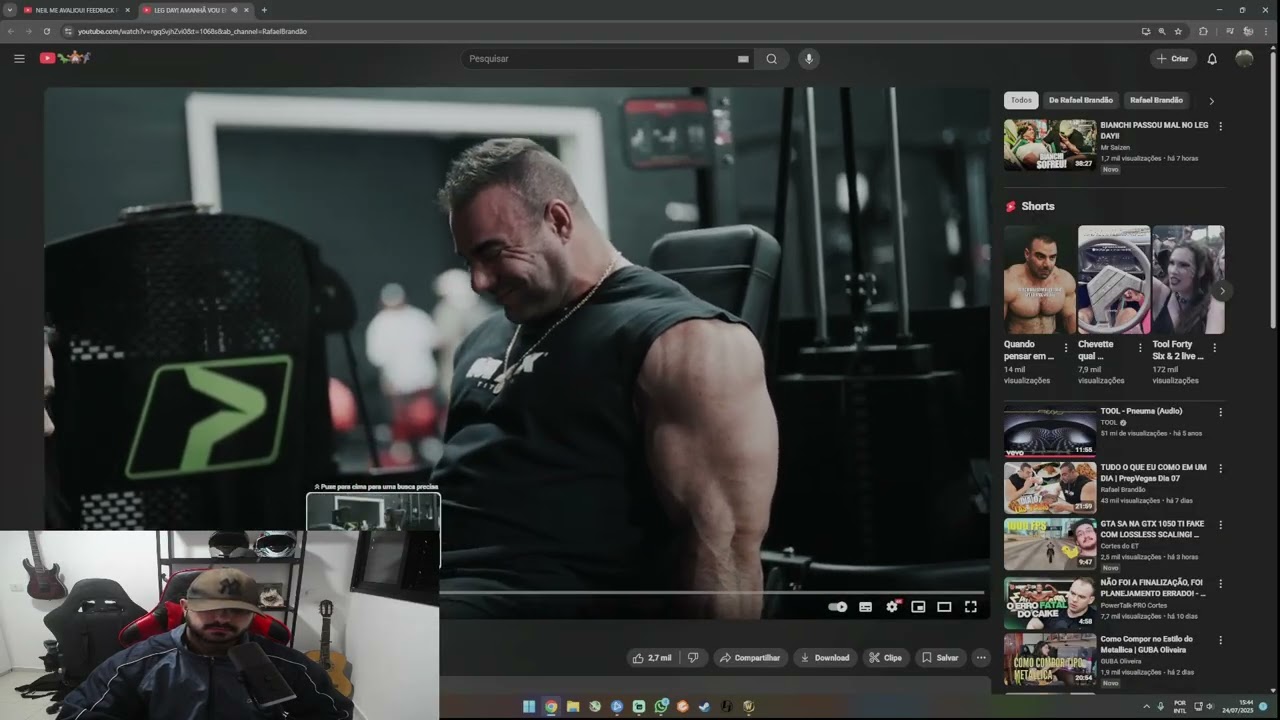 REACT AO TREINO DO BRANDAO (stop pls)