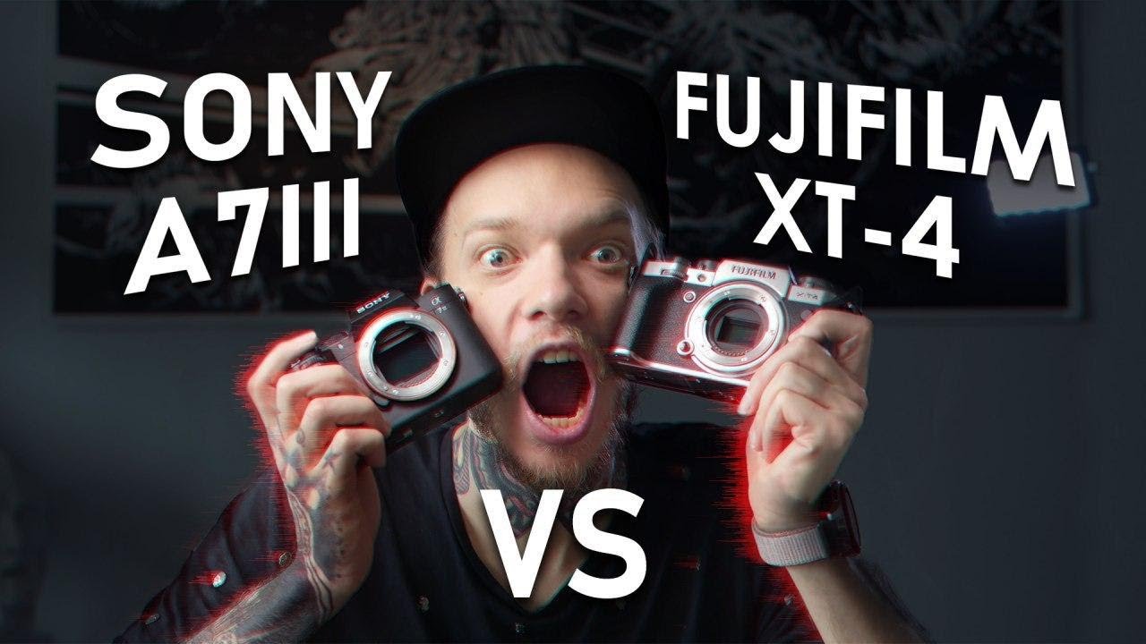 SONY A7 III vs FUJIFILM X T4 - ЛУЧШАЯ камера для видео 2020 ?