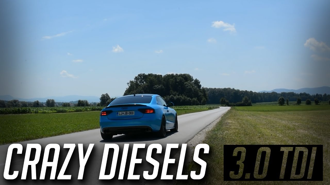 Audi A5 3.0 TDI Crazy Diesel Sound Compilation Part 5