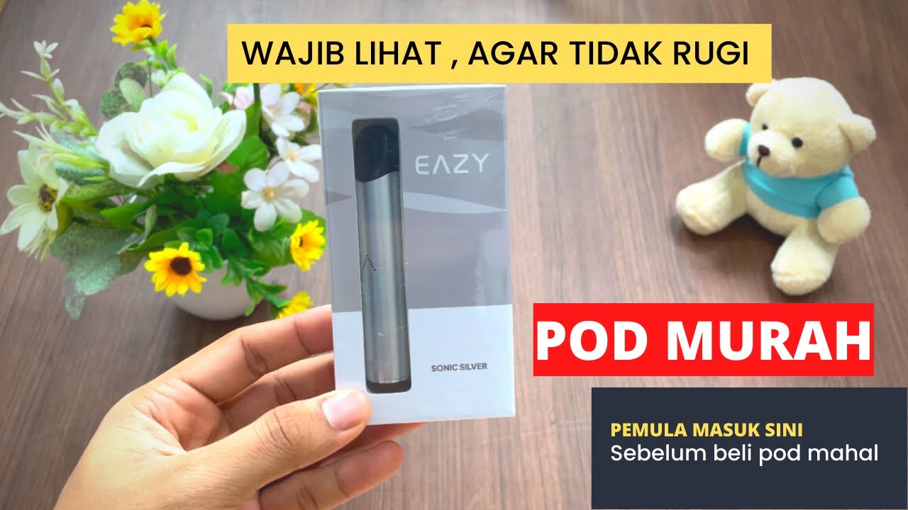 Unboxing Pod Eazy | Eazy Pod Setup | Pod dengan budget Murah #pod #vape #murah