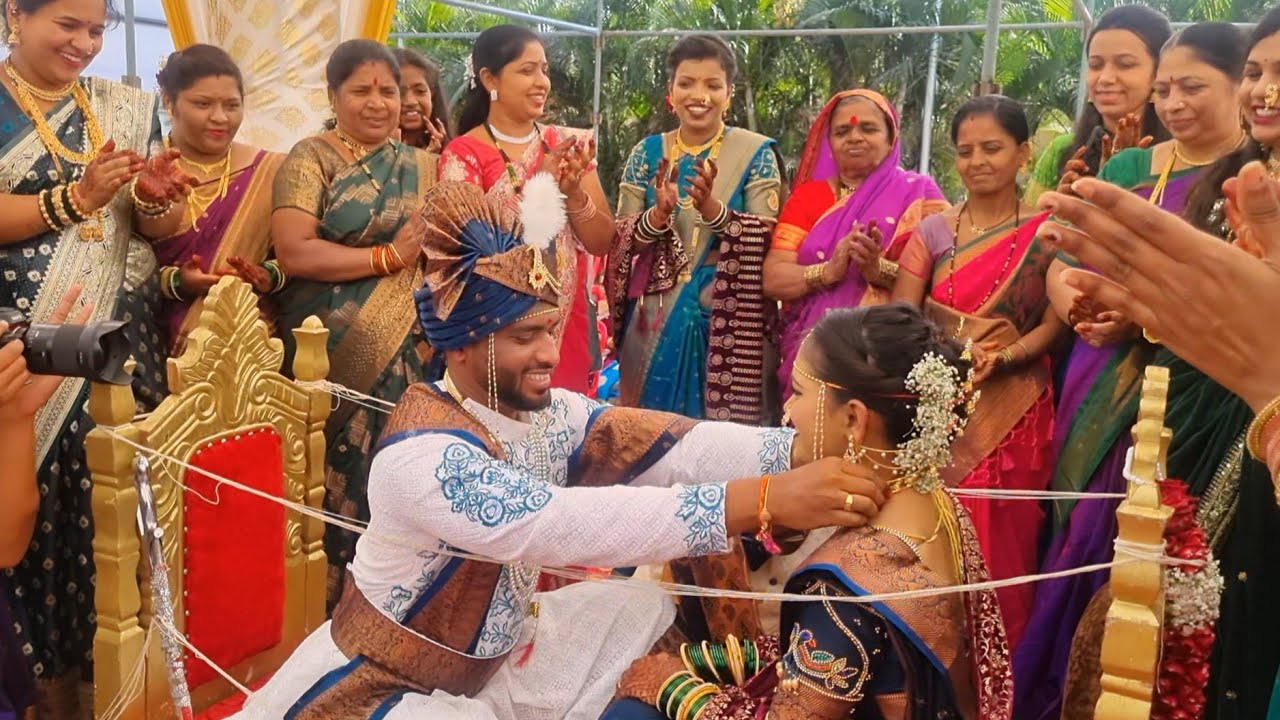 सौरभ भाऊ साक्षी वहिणीचा वैदिक सोहळा 😊🤗 वहिनींचा मस्त लुक, सप्तपदी, फुलांचे मस्त डेकोरेशन 🌸😍