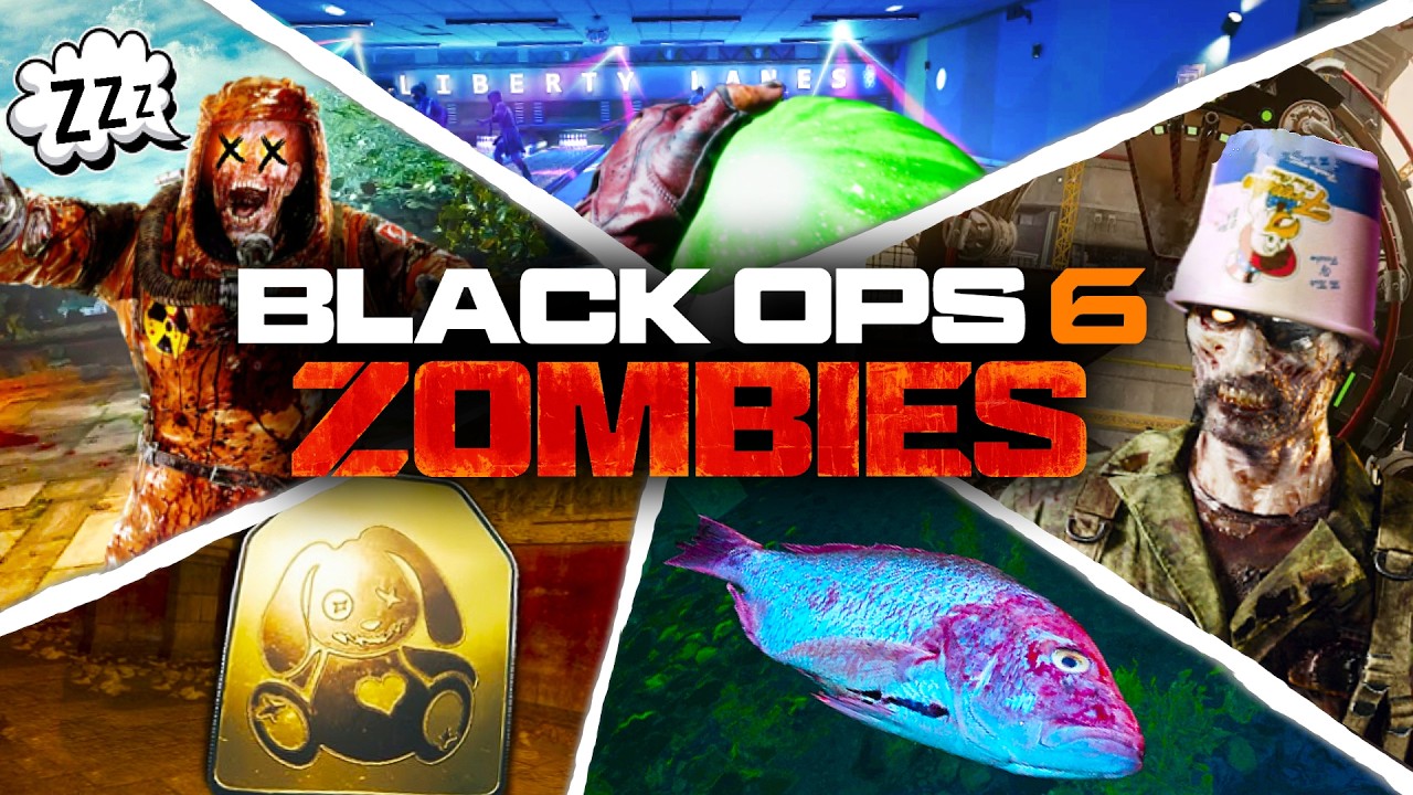 ВСЕ пасхальные яйца в Black Ops 6 Zombies!!!