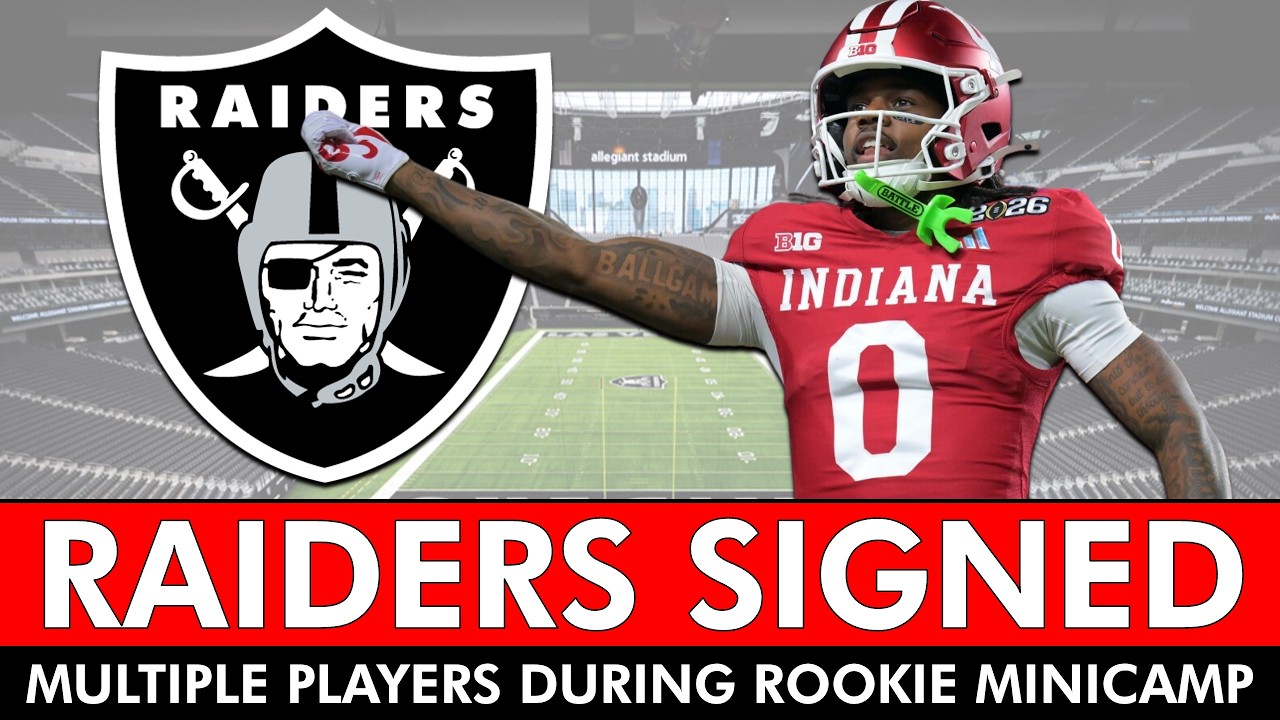 Las Vegas Raiders Signed Multiple Players During Rookie Minicamp
