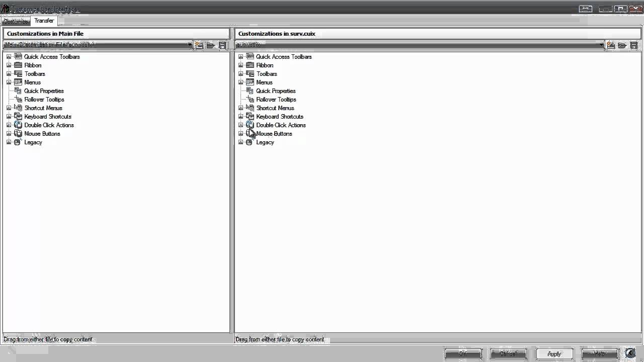 Carlson Survey OEM AutoCAD Double Click Transfer