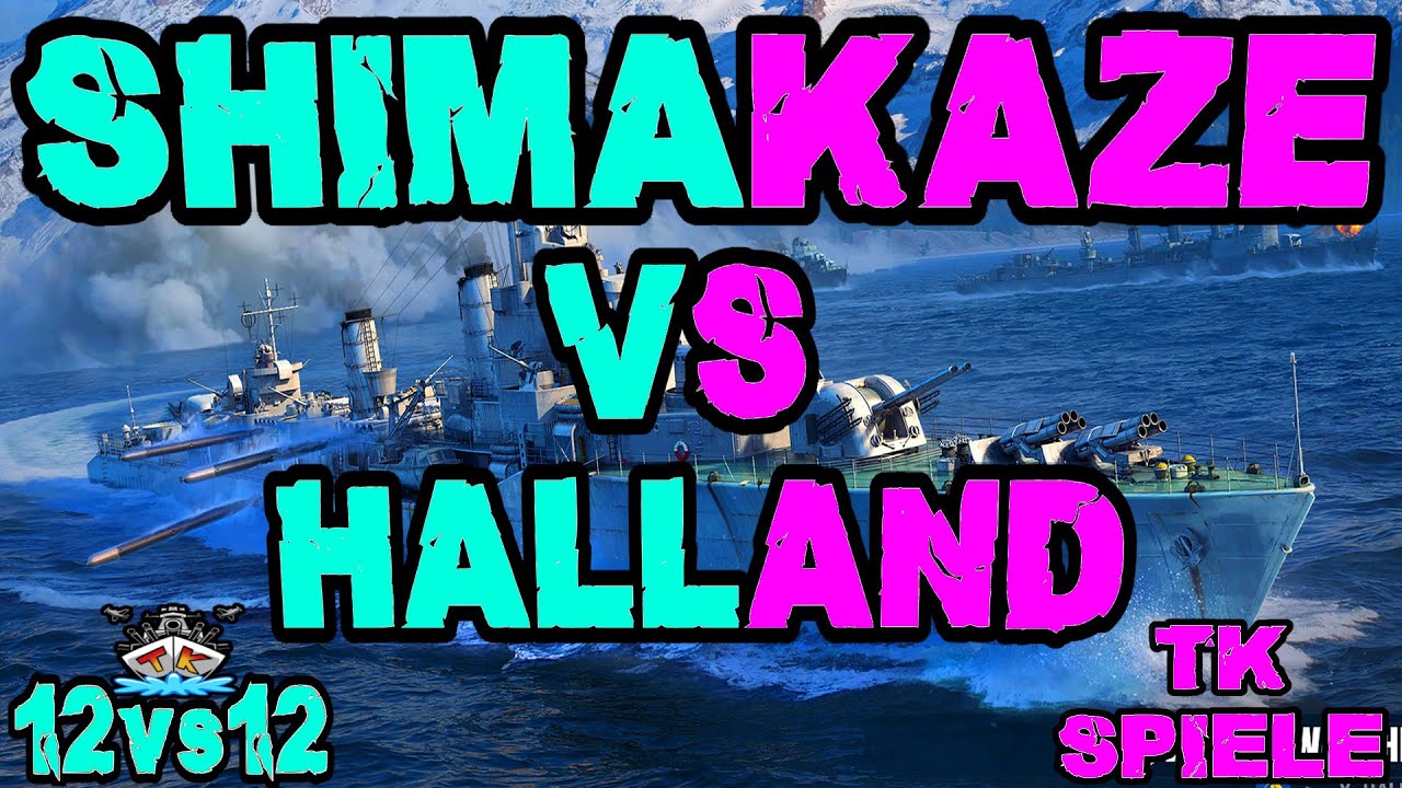 Shimakaze vs. Halland im 12vs12 *Kradonische Gefechte* ⚓️ in World of Warships 🚢