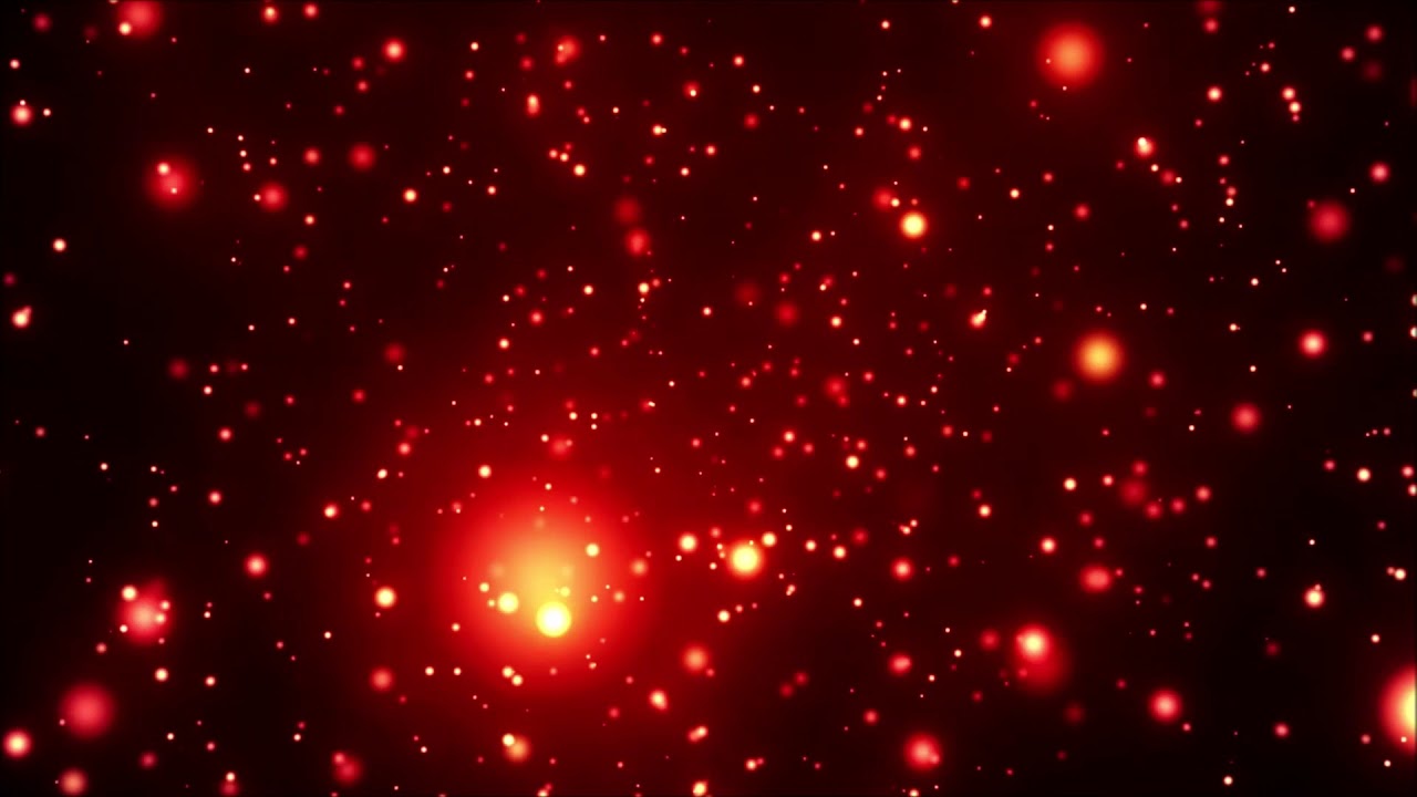 Red Bokeh Particles Animation | motics - Motion Backgrounds