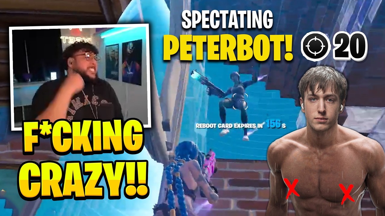 Faxuty Reacts to PeterBot’s CRAZY Solo Clutch in FNCS Div 1