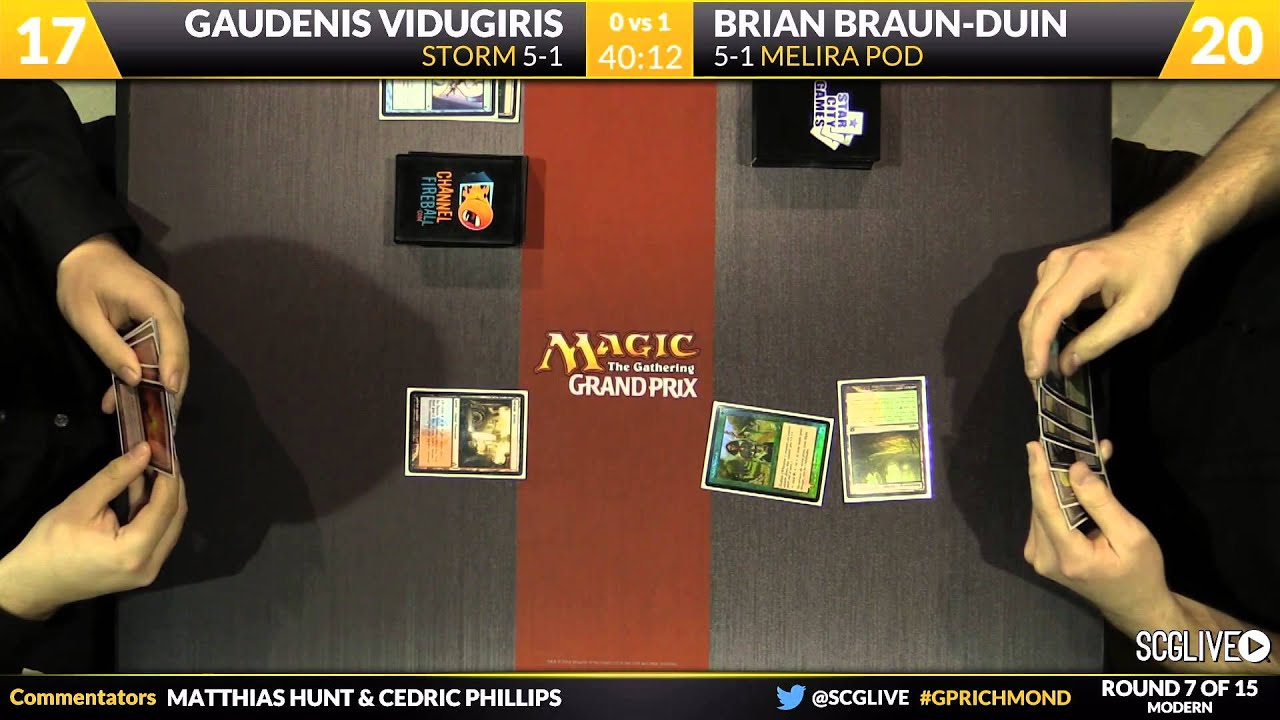 GPRichmond - Round 7 - Gaudenis Vidguris vs Brian Braun Duin
