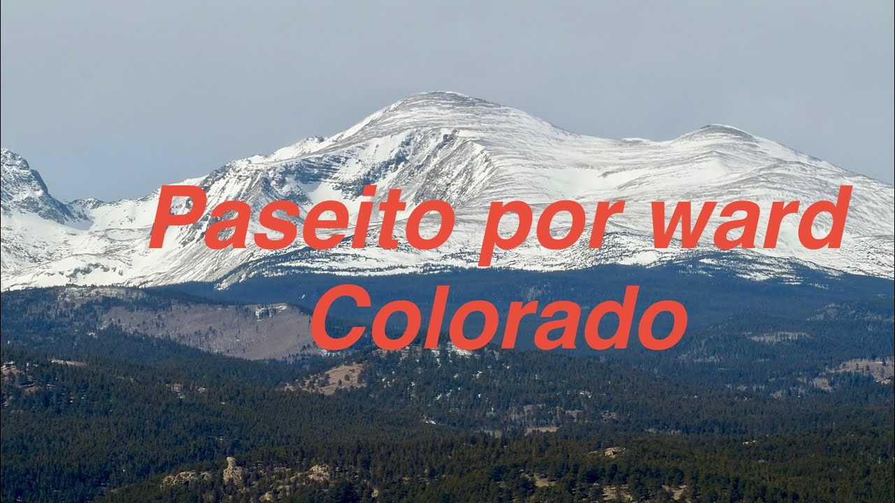 Dando La Vuelta Por Ward #Colorado 