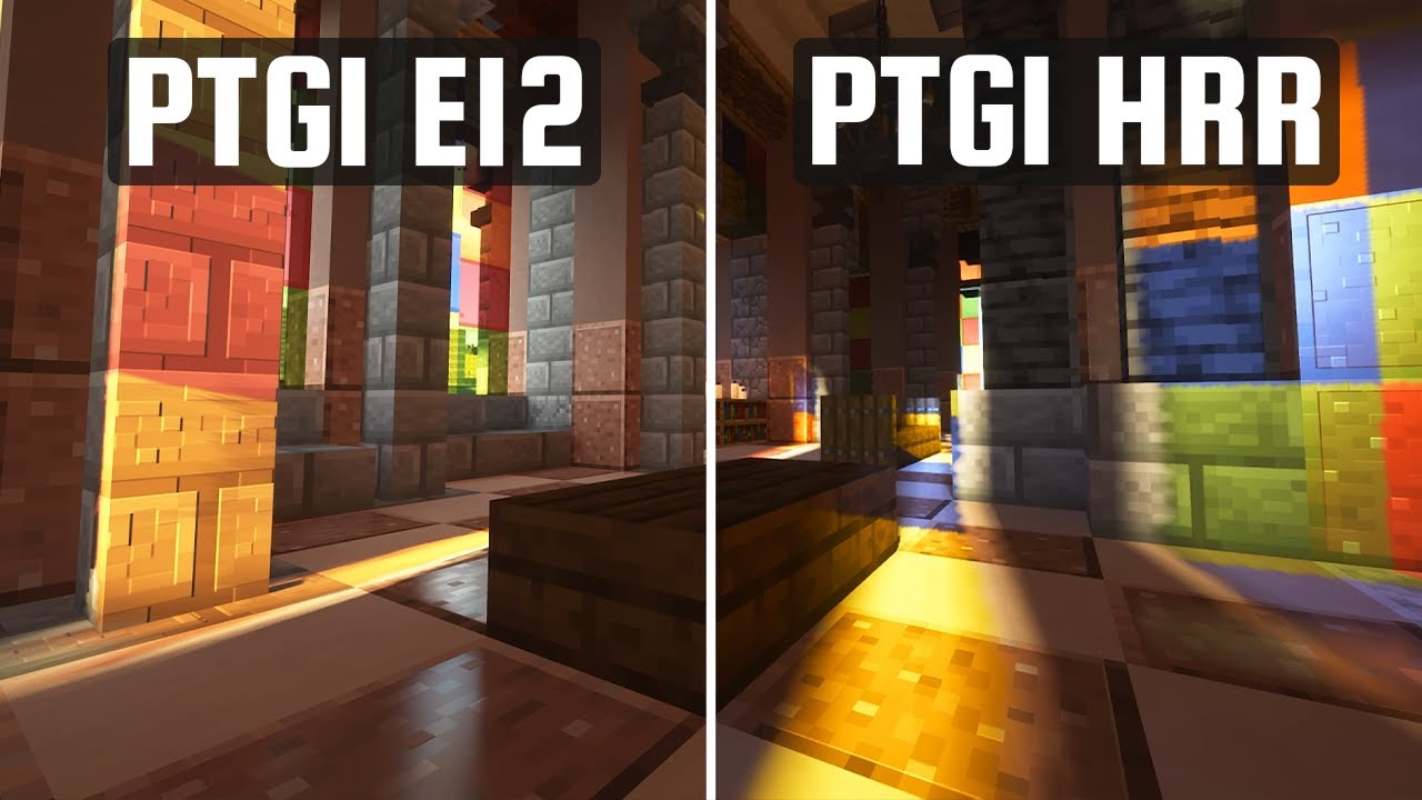 Ultimate Shaders Comparison: SEUS PTGI E12 vs HRR | Minecraft