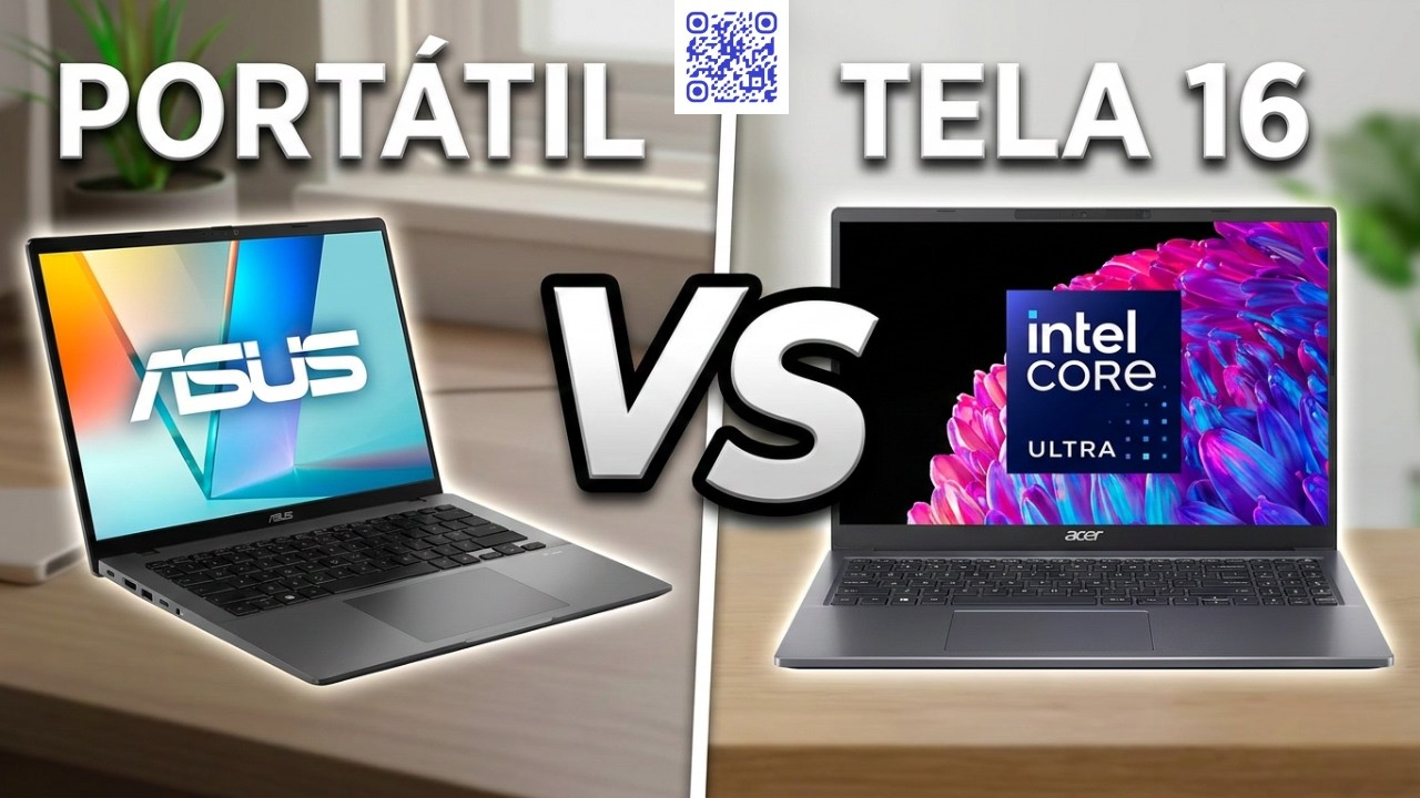 Notebook ASUS Vivobook S14 S3407CA-LY113W ou Acer Aspire 16 A16-71M-55H0 ?🔥