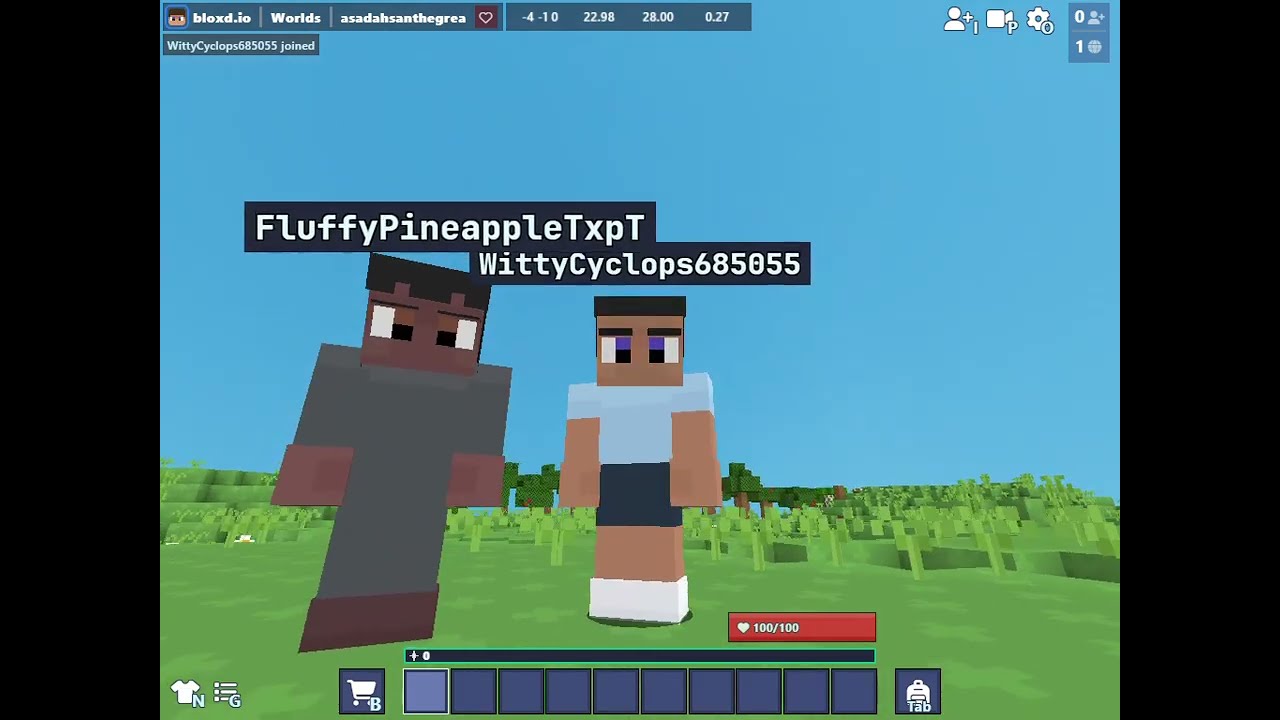 Bloxd io 🔲 gameplay#1 | gamming | minecraft | asad nadeem