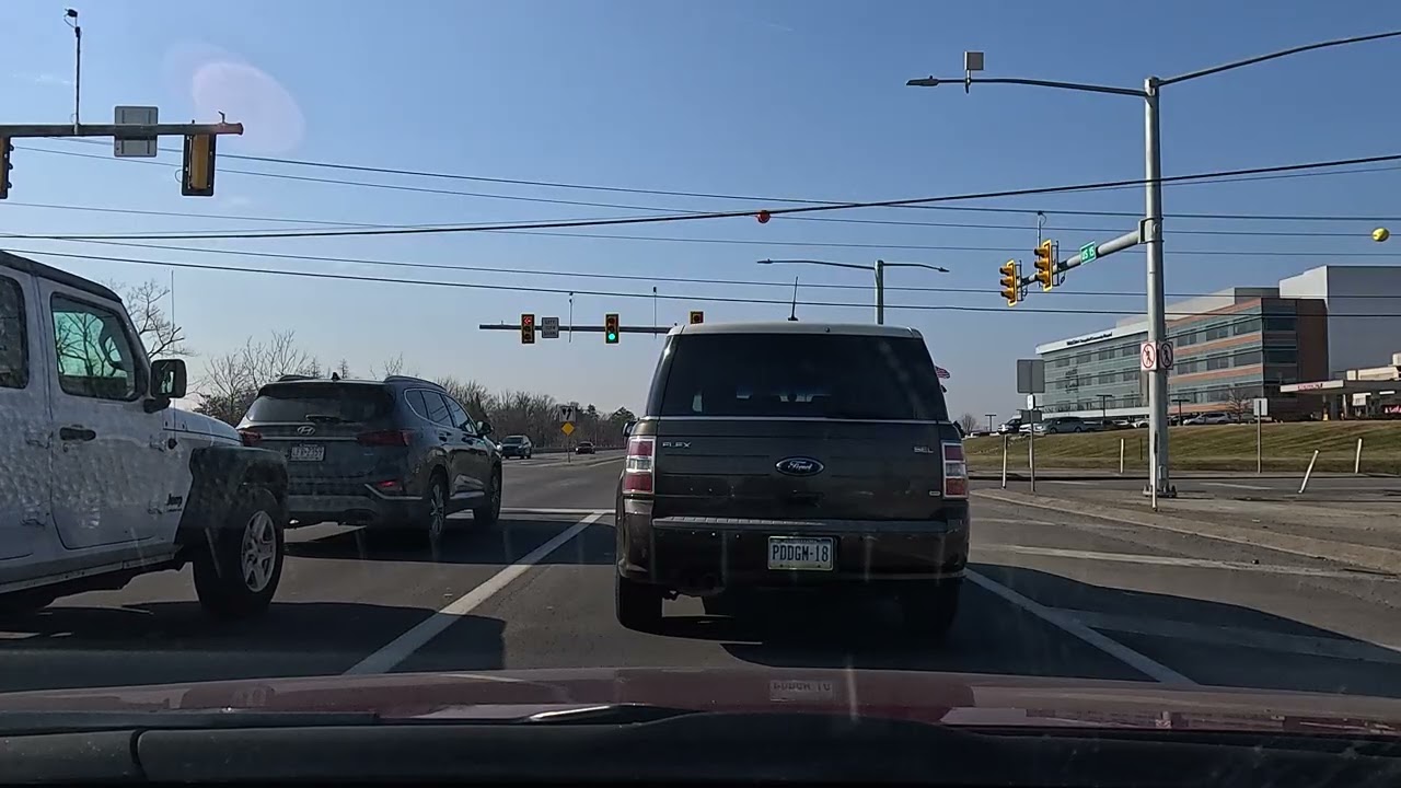 Driving from Lewisburg Sheetz (02/28/2026)