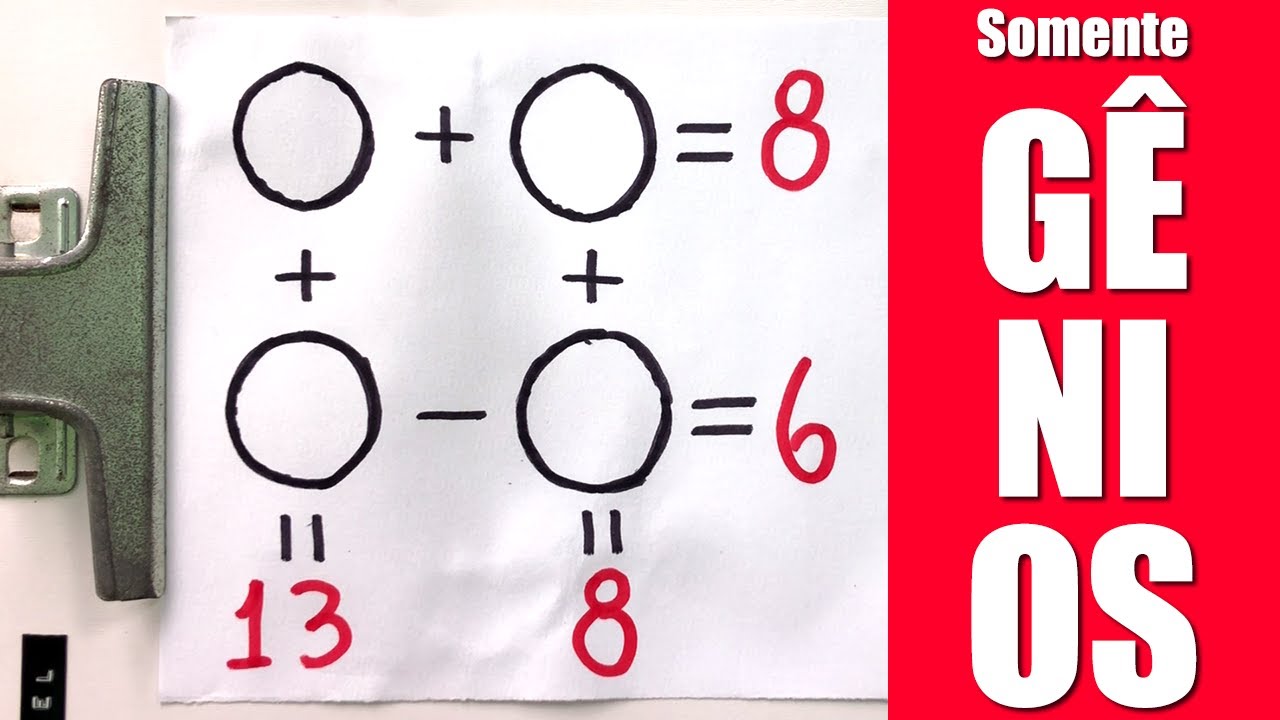 🧠 SÓ GÊNIOS Conseguem Resolver esse Problema Viral de Matemática que Parou a Internet Mundial 😱