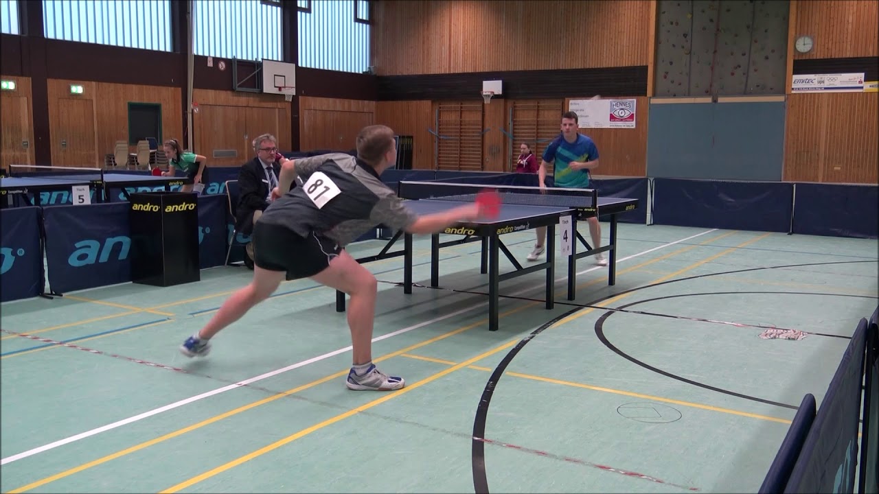 Westdeutsche Meisterschaften Jungen Finale: Timi K&ouml;chling vs. Lukas Bosbach