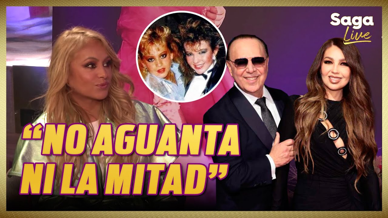 “YO NO NECESITO UN MARIDO para ser FAMOSA”, dice PAULINA RUBIO a THALÍA