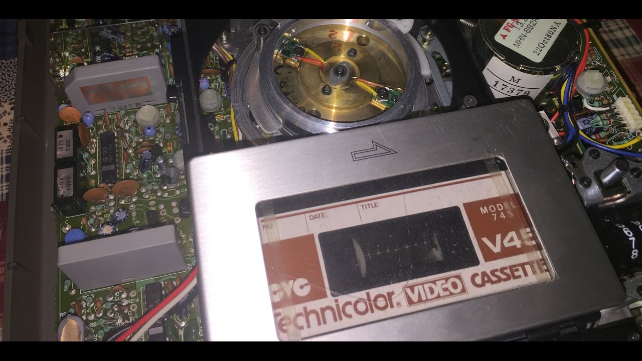 Technicolor CVC VCR Repair Attempt - 1980's Video Format