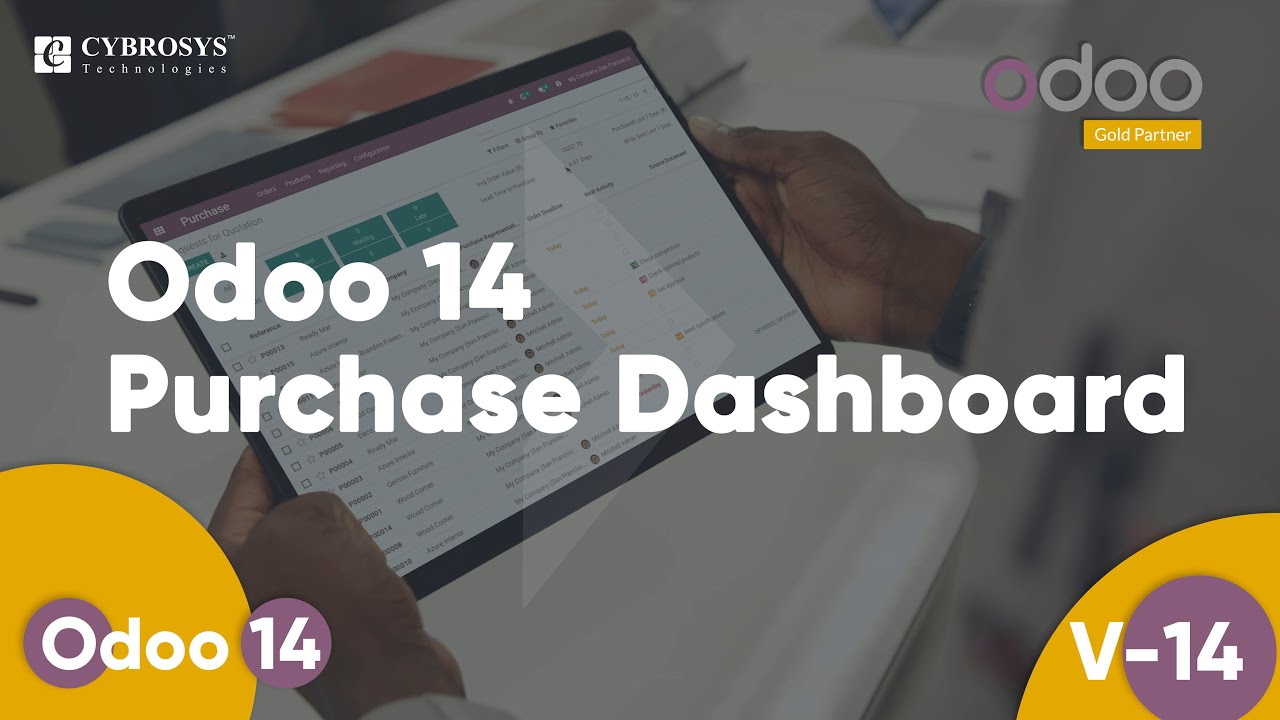 Odoo 14 Purchase Dashboard