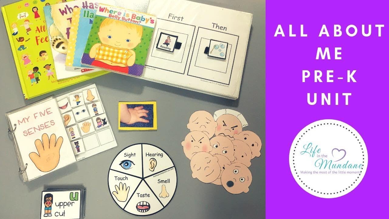 ALL ABOUT ME PRE-K UNIT STUDY || HOMESCHOOL LESSON IDEAS