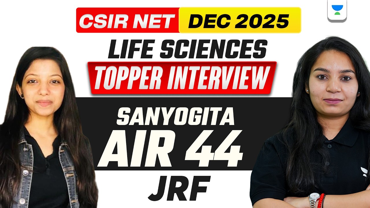 CSIR NET Dec 2025 Life Sciences Rankers Interview | AIR 44 JRF | CSIR NET Life Sciences Toppers Talk