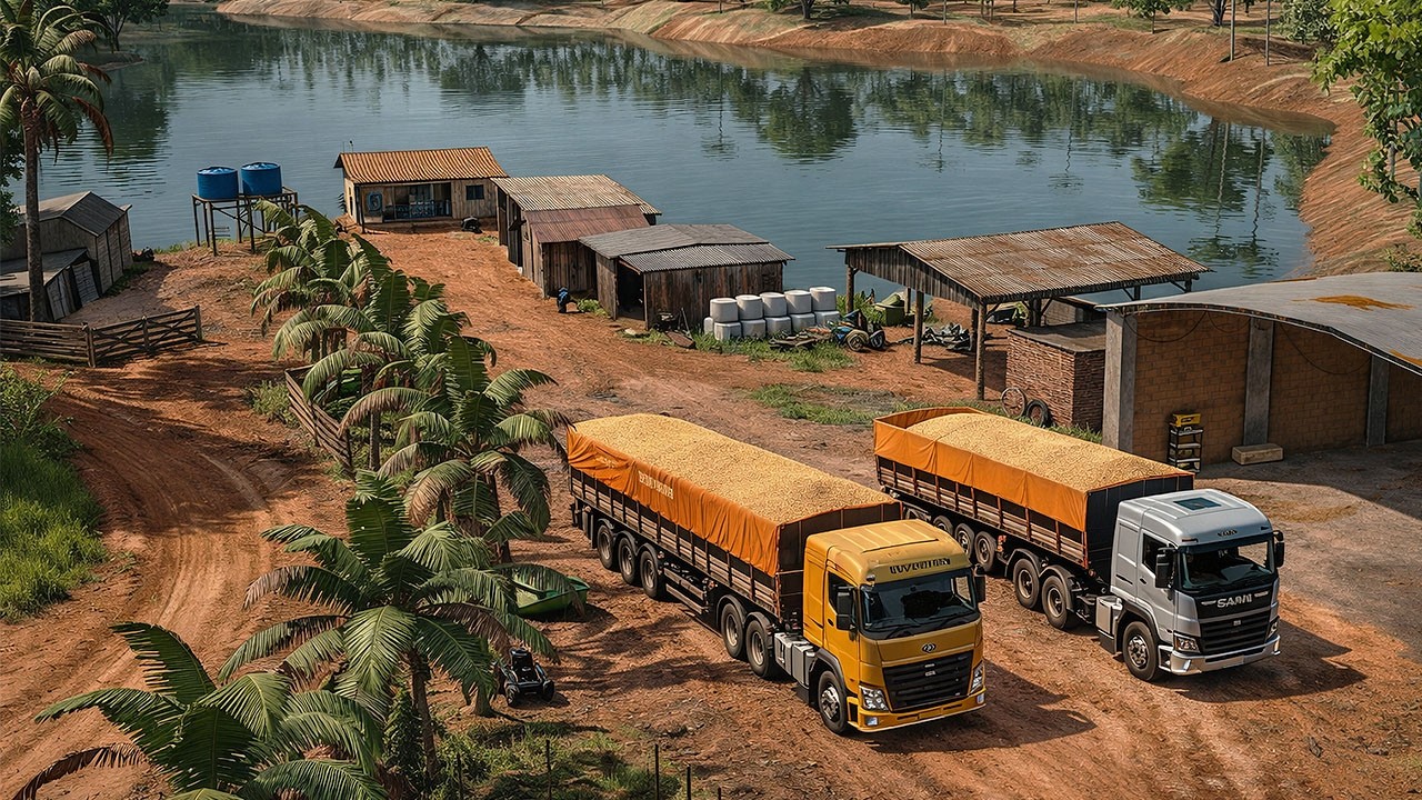 🌊😱 DO ZERO AO PARAÍSO RURAL! SEDE REALISTA NA BR 163  FS25 🇧🇷🔥