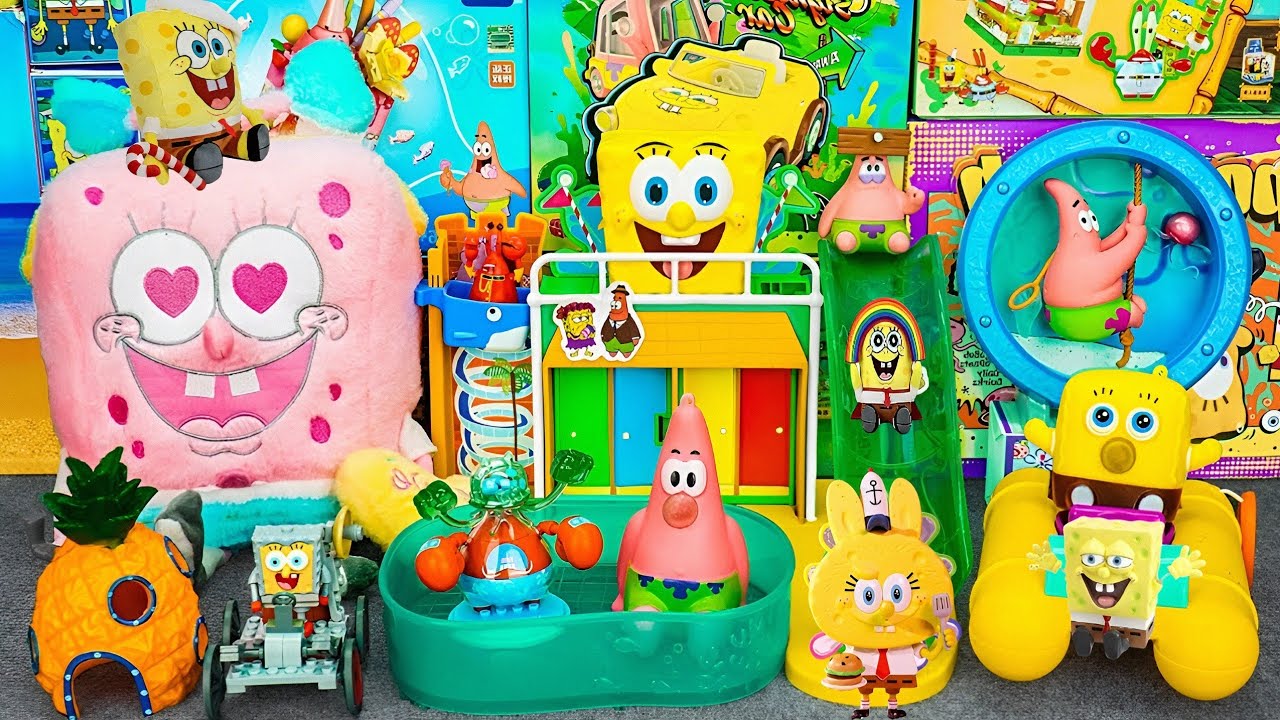 SpongeBob SquarePants ASMR 🧽 | 8 Minutes of Oddly Satisfying Toy Unboxing 