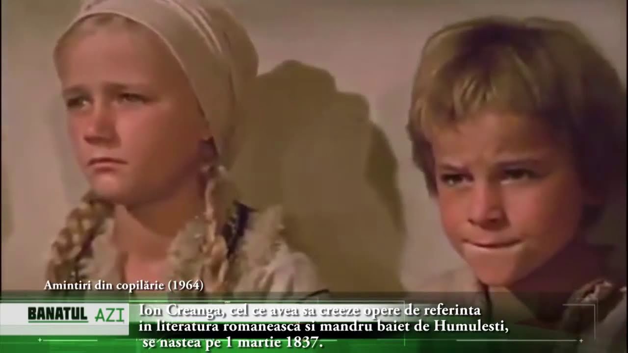 La scăldat Ion Creanga cel ce avea sa creeze opere de referinta in literatura romaneasca