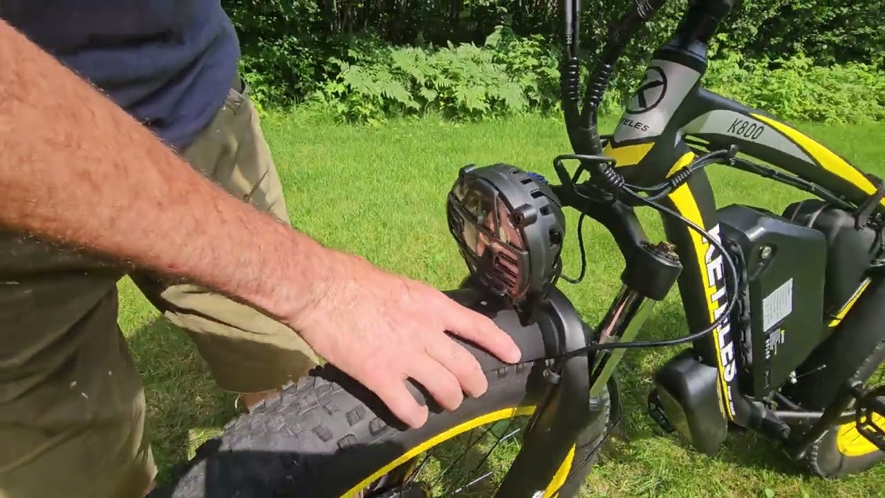 Vélo électrique Keteles K800,  48v,  23ah.  Le montage et explications