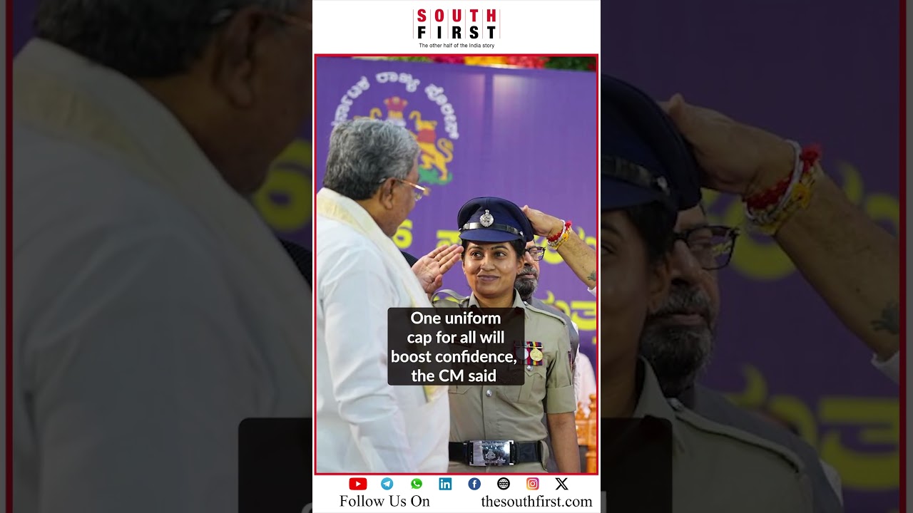 Karnataka Police get a new look, Navy blue peak caps replace slouch hats