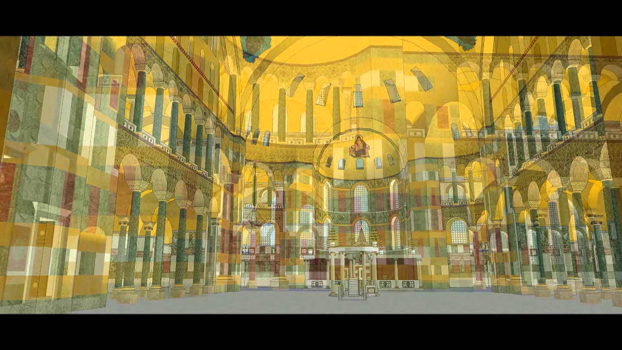 L'église de Sainte Sophie de Constantinople (Video en haute definition)